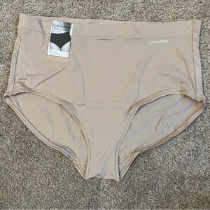 Calvin Klein Beige High-Rise Briefs
